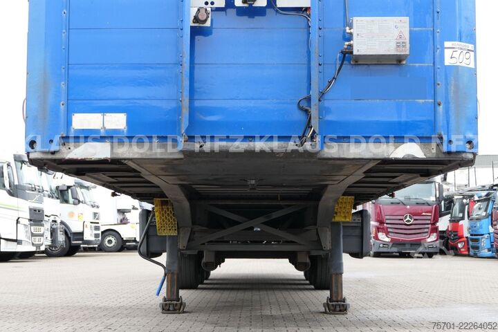 Open oplegger met zeil SCHMITZ CARGOBULL S01 Pritsche Plane 92m³ Liftachse safety-roof