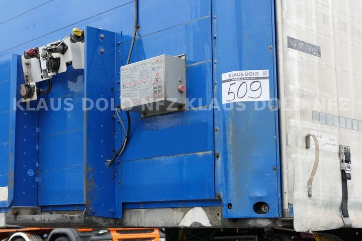 Open oplegger met zeil SCHMITZ CARGOBULL S01 Pritsche Plane 92m³ Liftachse safety-roof