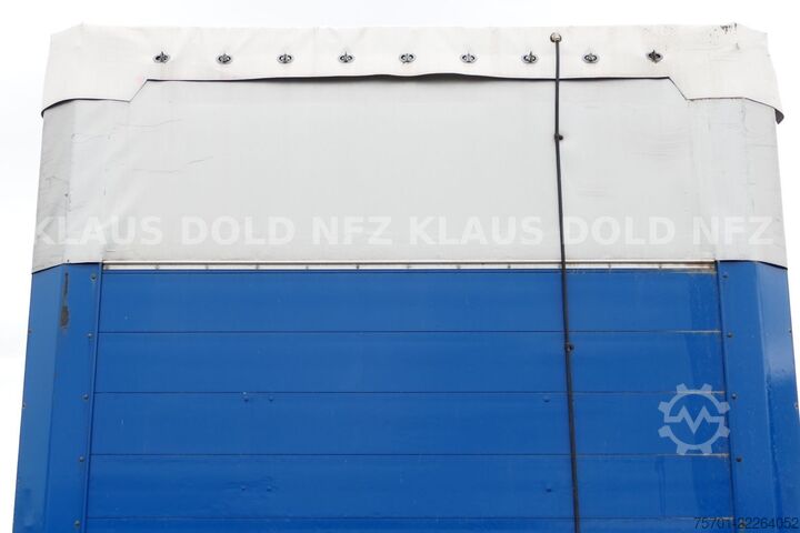 Open oplegger met zeil SCHMITZ CARGOBULL S01 Pritsche Plane 92m³ Liftachse safety-roof