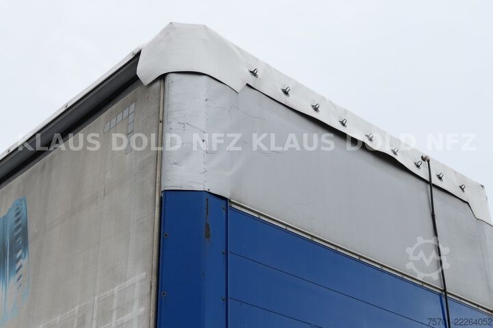 Open oplegger met zeil SCHMITZ CARGOBULL S01 Pritsche Plane 92m³ Liftachse safety-roof