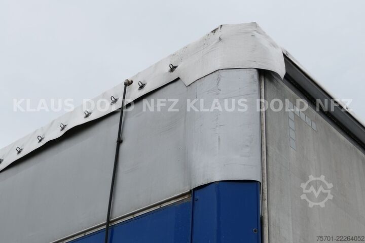 Open oplegger met zeil SCHMITZ CARGOBULL S01 Pritsche Plane 92m³ Liftachse safety-roof