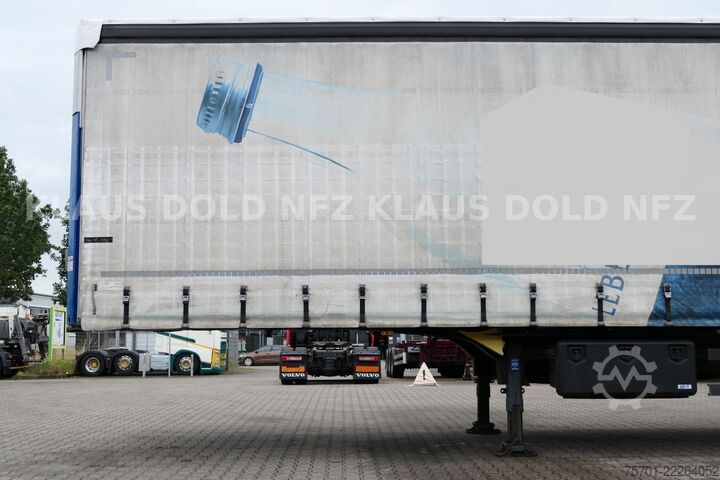 Open oplegger met zeil SCHMITZ CARGOBULL S01 Pritsche Plane 92m³ Liftachse safety-roof