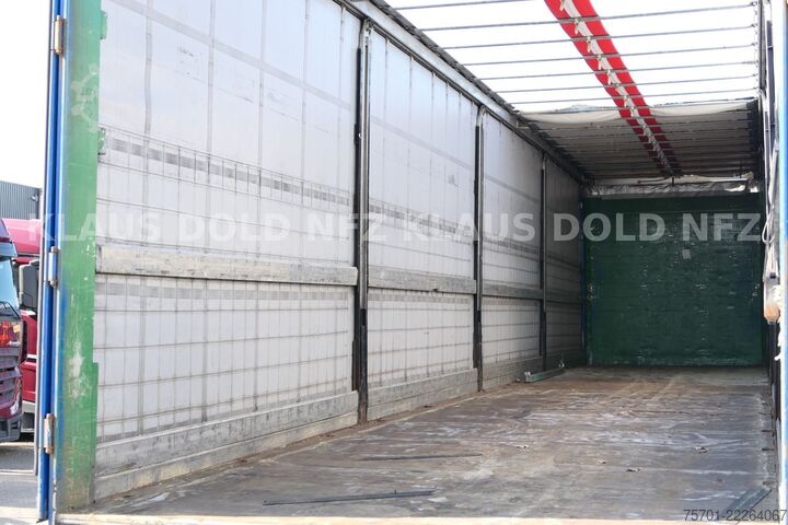 Open oplegger met zeil SCHMITZ CARGOBULL S01 Pritsche Plane 92m³ Liftachse safety-roof