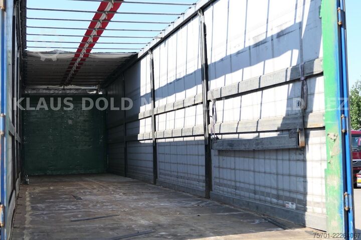 Open oplegger met zeil SCHMITZ CARGOBULL S01 Pritsche Plane 92m³ Liftachse safety-roof