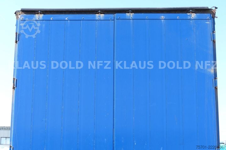 Open oplegger met zeil SCHMITZ CARGOBULL S01 Pritsche Plane 92m³ Liftachse safety-roof
