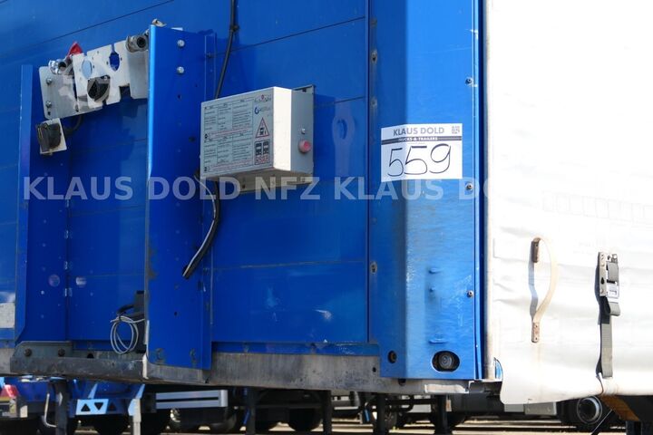 Open oplegger met zeil SCHMITZ CARGOBULL S01 Pritsche Plane 92m³ Liftachse safety-roof