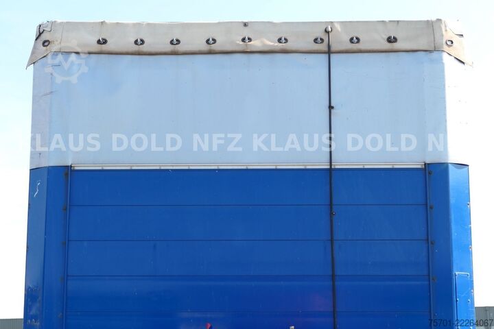 Open oplegger met zeil SCHMITZ CARGOBULL S01 Pritsche Plane 92m³ Liftachse safety-roof