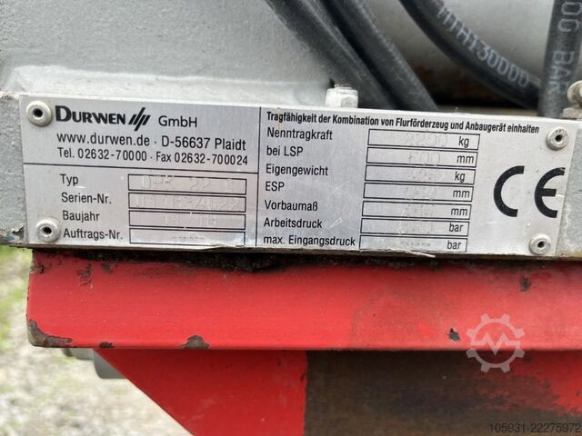 Dvojité paletové vidle Durwen DPK22C