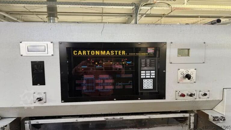 Diverse Asahi Ap 1600M-Ii I Flat Bed Die Cutter With Roda Prefeeder, 2 Pri