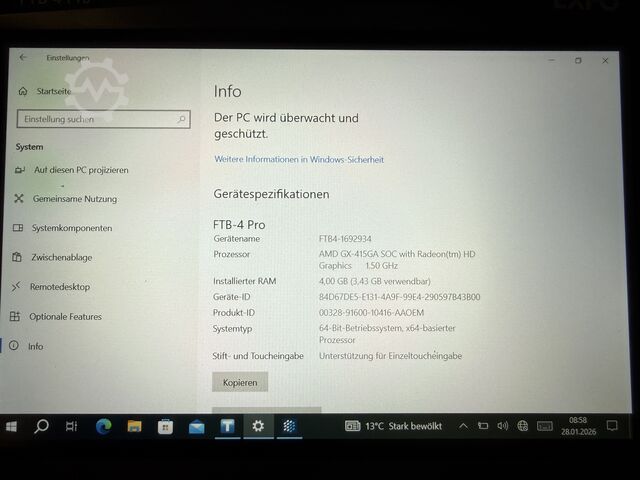 Measuring system EXFO FTB-4PRO-S1-128G