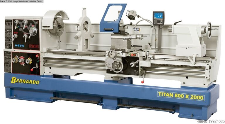 Draaibank-conventioneel-elektronisch BERNARDO TITAN 800-3000 Digital
