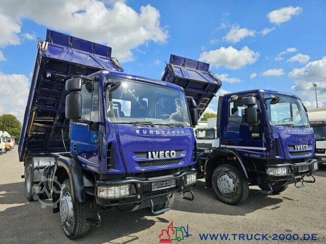 Trostrani kiperski kamion Iveco EuroCargo 150E25 4x4 Meiller 3Sitze AHK 174TKM