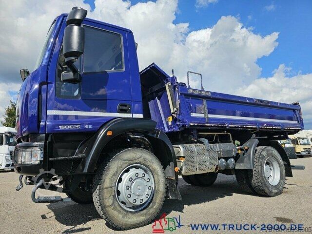 Trostrani kiperski kamion Iveco EuroCargo 150E25 4x4 Meiller 3Sitze AHK 174TKM
