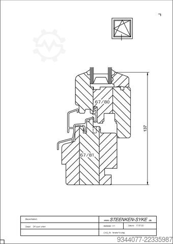 Centro di lavorazione per finestre angolari Weinig Unicontrol 6 Werkzeuge IV67,79,91 mm