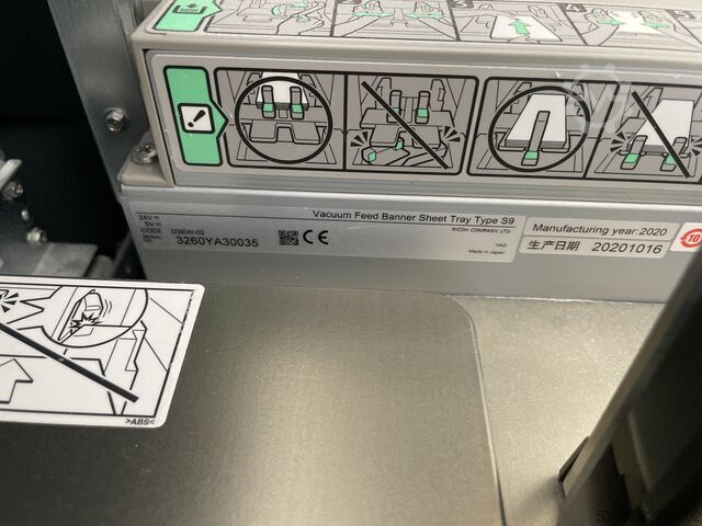 Imprimante numérique Ricoh Pro C9210 incl. Fiery, Bookletfinisher, Paperdeck, Stacker