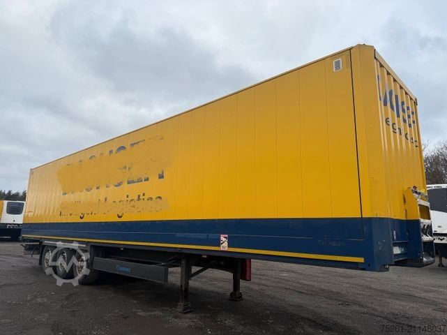 Box semitrailer KRONE 3x SDK 27 Dry Liner Textilkoffer /Doppelstock