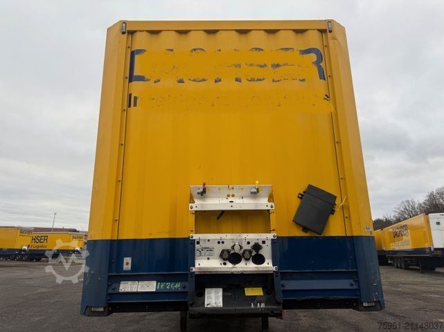 Box semitrailer KRONE 3x SDK 27 Dry Liner Textilkoffer /Doppelstock