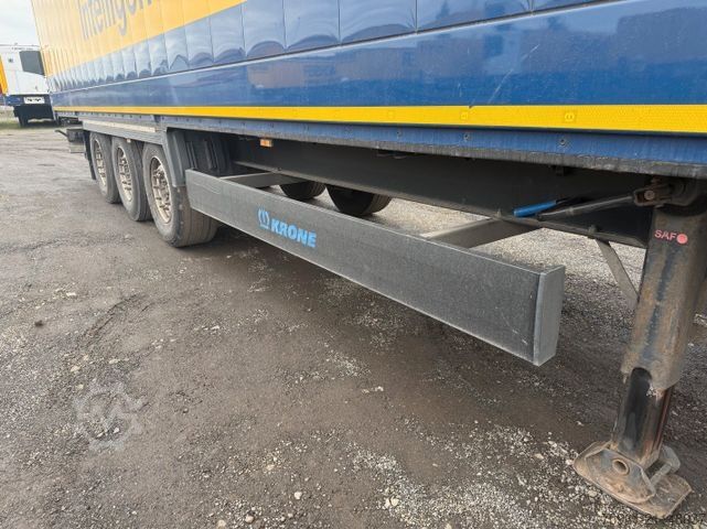 Box semitrailer KRONE 3x SDK 27 Dry Liner Textilkoffer /Doppelstock