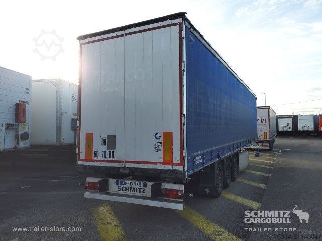 Open semitrailer with tarp Schmitz Cargobull Semitrailer Curtainsider Standard