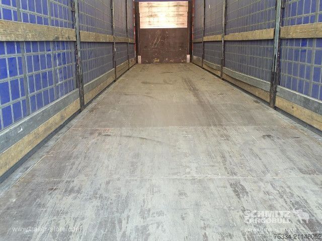 Open semitrailer with tarp Schmitz Cargobull Semitrailer Curtainsider Standard Hayon