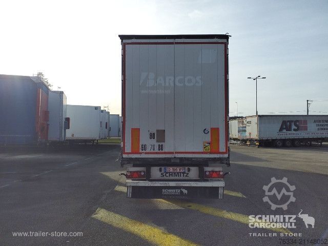 Open semitrailer with tarp Schmitz Cargobull Semitrailer Curtainsider Standard Hayon