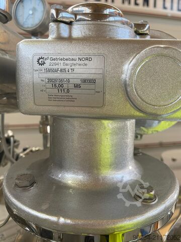 Vasija de proceso de acero inoxidable Becomix modelo RW30CD de 25 litros BECOMIX RW30CD