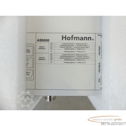  Hofmann AB 9000.1 Auswuchtsystem SN: V AC -unegbraucht-