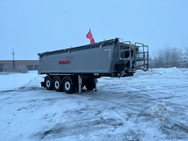 Semirremolque volquete REISCH Sattelauflieger Alu Box