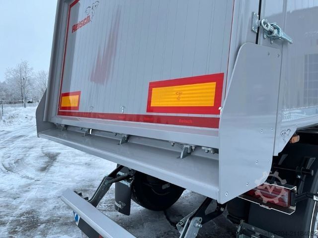 Semirremolque volquete REISCH Sattelauflieger Alu Box