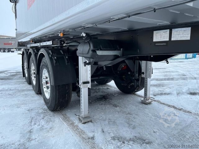 Semirremolque volquete REISCH Sattelauflieger Alu Box