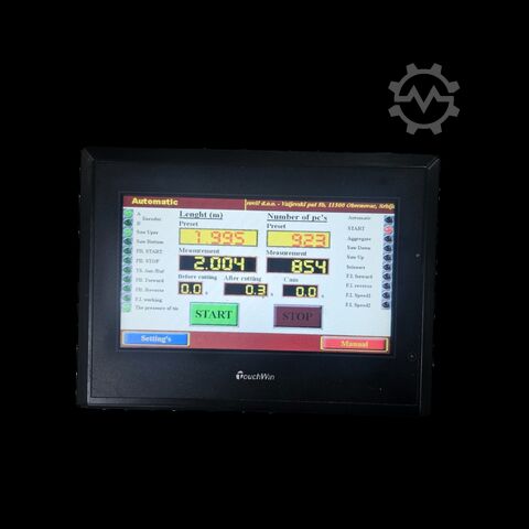 Profileringsmaskin, automat för hängrännor och rör komplett. Gasparini, Matalprodukt, Alatnicabarovic automat do rynien i rur - linia prod.
