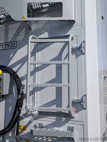 Walking floor semitrailer STAS 91 cbm, Cargofloor 10 mm, Liftachse, LENKACHSE