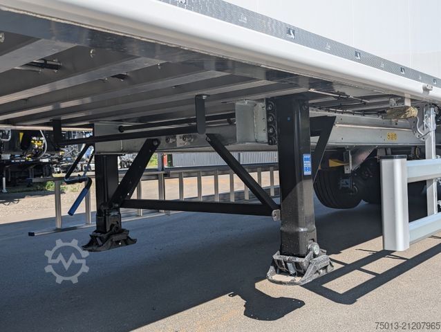 Walking floor semitrailer STAS 91 cbm, Cargofloor 10 mm, Liftachse, LENKACHSE
