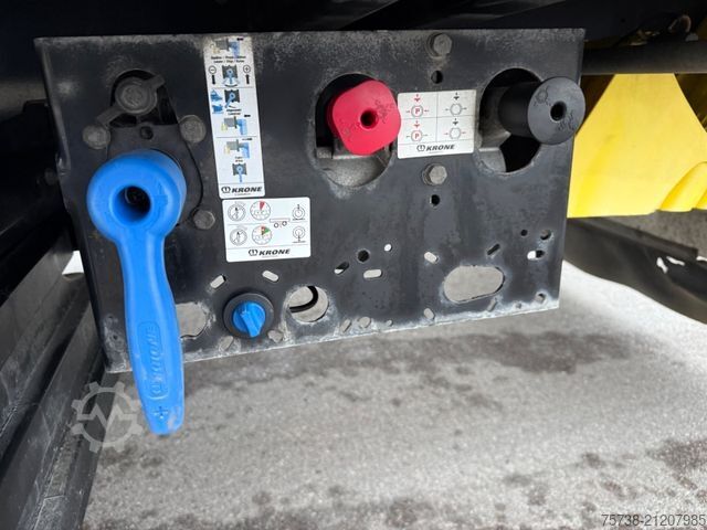 Open semitrailer with tarp KRONE SD Megatrailer/Luft-Lift/Hubdach/Edscha/3-Achsen