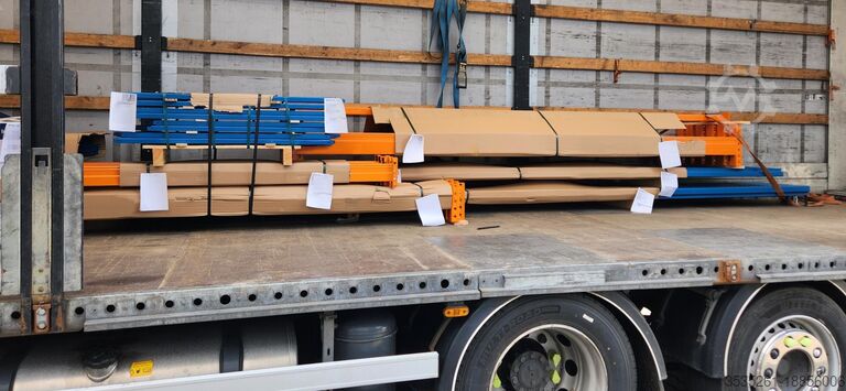 Zware plank TOTAL-REGAL - 11,2 m lang, 4,5 m hoch McPalettenregal 3 Traversen-Eb. 3600 3t