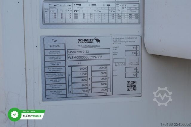 Koeloplegger SCHMITZ CARGOBULL SKO FP 45 ThermoKing SLXi 300