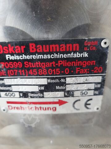 Vleesverwerkingsmachine Baumann M200GTST
