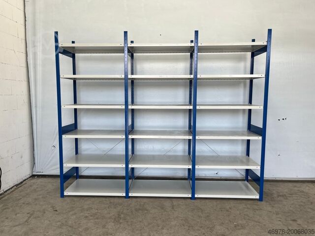 Hoogbouwmagazijn META CLIP / Regallänge: 3,20 lfm. Abm.: 2490 x 635mm