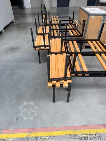 5er Garderobenschrank mit Bank C+P Möbelsysteme S 3000 Evolo