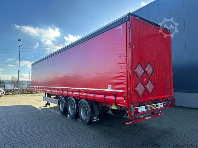 Συρόμενοι μουσαμάδες Pacton NIEUWE ZEILEN / alu zijborden + planken / hardh...