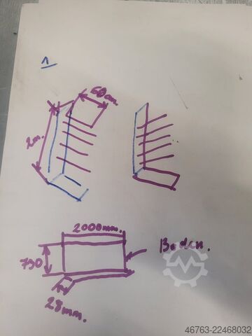 Ensidet kragarmreol, 60 cm, spånplade SSI-Schäfer Kragarm