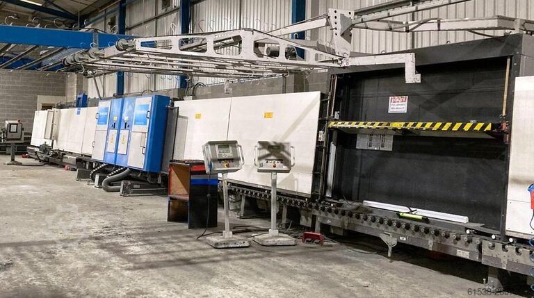 Productiemachine voor isolerend glas BYSTRONIC / LENHARDT 4000 x 1600, IGU Line – Double Gas Press