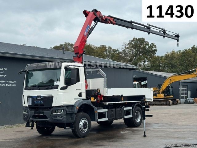 Truck mounted crane MAN TGM TG3 18.320 4x4 HMF Ladekran Pritsche