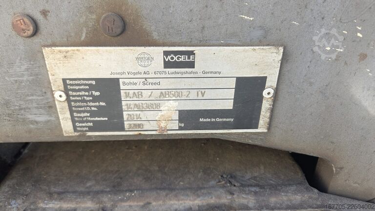 Asfalteermachine Vögele 1603-2