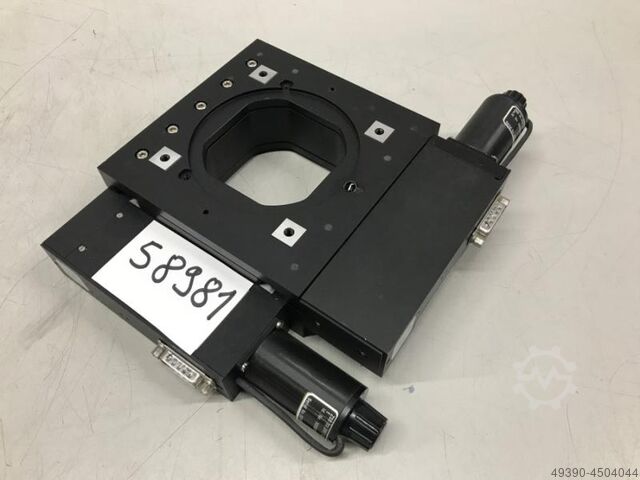 Kreuztisch mit Schrittmotor-Antrieb, Präzisions-Positioniersystem, Schrittmotorantrieb, Präzisionsti UHL KT5-NSOC