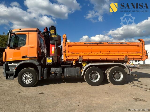 Driewegkiepwagen Mercedes-Benz Arocs2648/3 S.-Kipper Meiler/Palfinger