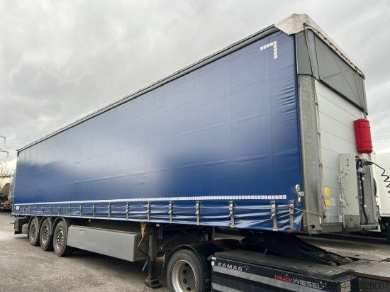 Auflieger mit Pritsche & Plane SCHMITZ SCB S3T, VARIOS, LIFTACHSE,  EDSCHA-VERDECK