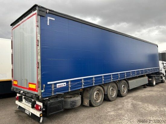 Auflieger mit Pritsche & Plane SCHMITZ SCB S3T, VARIOS, LIFTACHSE,  EDSCHA-VERDECK