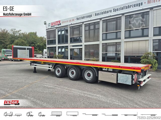 Werkplatform oplegger ES-GE 3-Achs Sattelanhänger - Rungen + CV