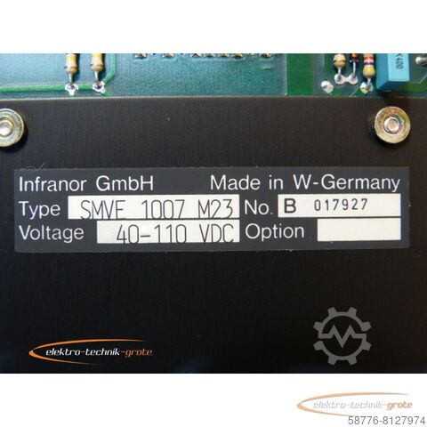 Komponent Infranor SMVE 1007 M23 Karte